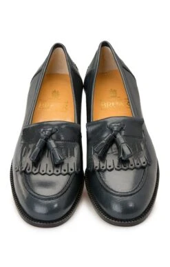 Leather Tassel Loafer -Best Fashion Shoes Shop TA05395NAVY 4