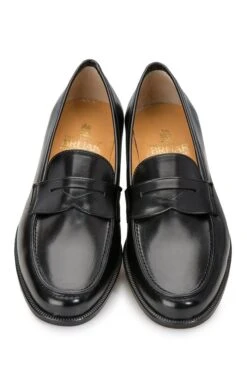 Leather Penny Loafer -Best Fashion Shoes Shop TA05414BLACK 4