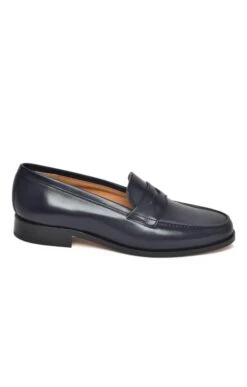 Leather Penny Loafer 32 Leather Penny Loafer -Best Fashion Shoes Shop TA05414NAVY 1 1