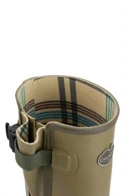 Ladies Cotton Lined Gusset Welly -Best Fashion Shoes Shop TA06555GREEN 5