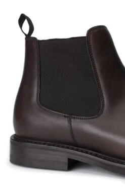 Waxy Chelsea Boot -Best Fashion Shoes Shop TA13453DKBROWN 4