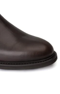 Waxy Chelsea Boot -Best Fashion Shoes Shop TA13453DKBROWN 5
