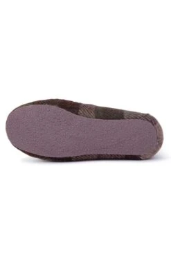 Ladies Harris Tweed Moccasin Slippers -Best Fashion Shoes Shop TA16072CHESTNUTTTN 3