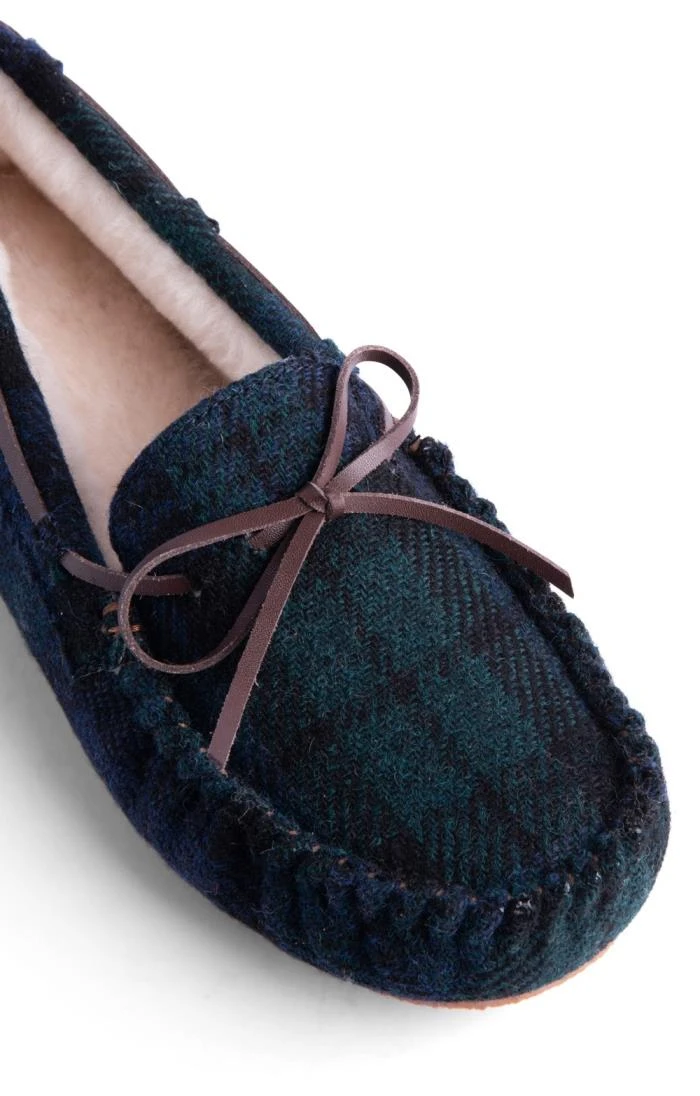 Men's Harris Tweed Moccasin Slippers 9 Men's Harris Tweed Moccasin Slippers - Image 7
