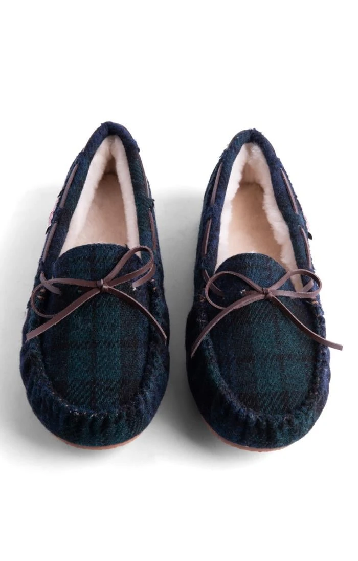 Men's Harris Tweed Moccasin Slippers 11 Men's Harris Tweed Moccasin Slippers - Image 9