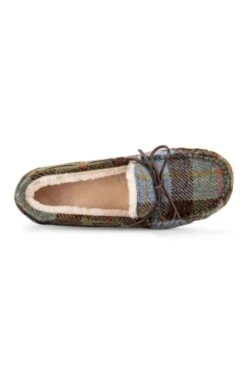 Men's Harris Tweed Moccasin Slippers 29 Men's Harris Tweed Moccasin Slippers -Best Fashion Shoes Shop TA16076BLUEHARRIS 2