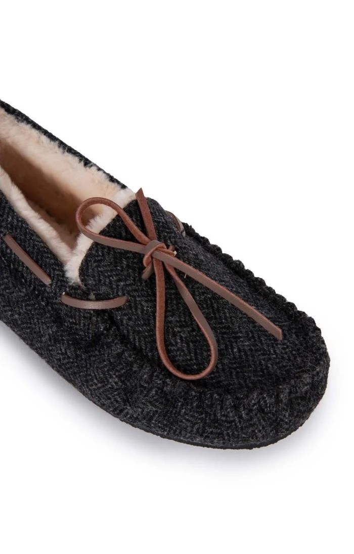 Men’s Shetland Tweed Moccasin Slippers 4 Men’s Shetland Tweed Moccasin Slippers - Image 2