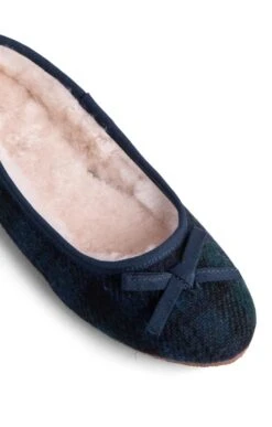 Ladies Harris Tweed Pumps -Best Fashion Shoes Shop TA16078BLACKWATCH 3