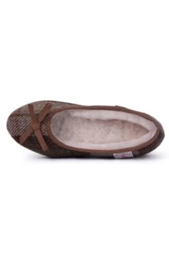 Ladies Harris Tweed Pumps -Best Fashion Shoes Shop TA16078CHESTNUTTTN 2