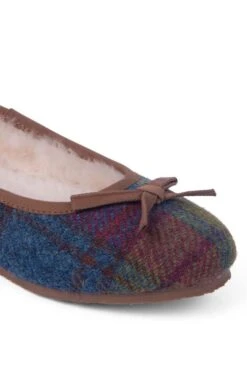 Ladies Harris Tweed Pumps -Best Fashion Shoes Shop TA16078RASPHARRIS 1