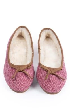 Ladies Tweed Pumps -Best Fashion Shoes Shop TA16079PINKHBONE 5