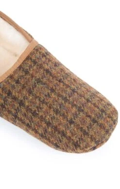Men's Harris Tweed Slippers -Best Fashion Shoes Shop TA16081AUTUMNDTOOTH 2