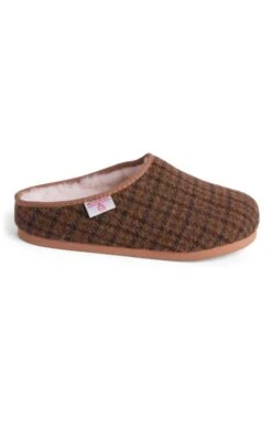 Men's Harris Tweed Clog -Best Fashion Shoes Shop TA16084AUTUMNDOGTOOTH 1