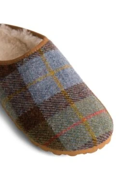 Men's Harris Tweed Clog -Best Fashion Shoes Shop TA16084BLUEHARRIS 2