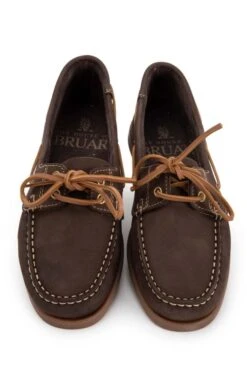 Ladies Nubuck Boat Shoe -Best Fashion Shoes Shop TA21061DARKBROWN 4