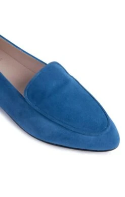 Ladies Suede Pointed Loafer 20 Ladies Suede Pointed Loafer -Best Fashion Shoes Shop TA21364DENIM 2