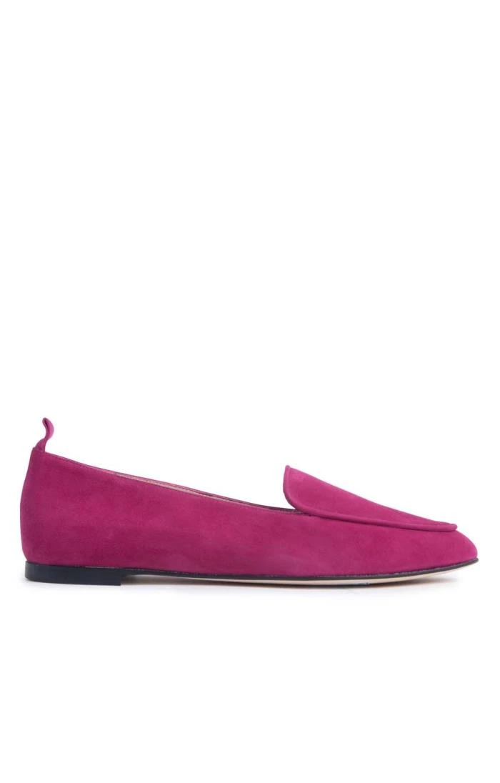 Ladies Suede Pointed Loafer 9 Ladies Suede Pointed Loafer - Image 7