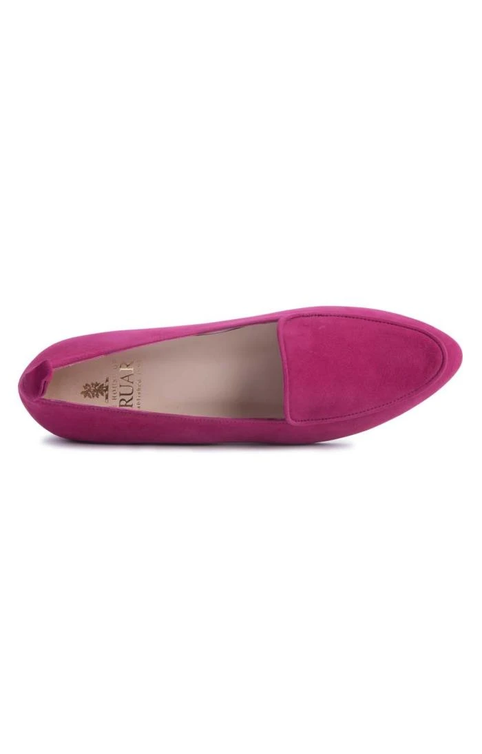 Ladies Suede Pointed Loafer 11 Ladies Suede Pointed Loafer - Image 9