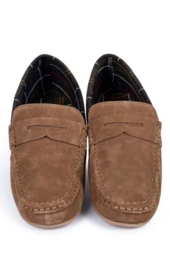 Men's Barbour Porterfield Slippers -Best Fashion Shoes Shop TA21412DKSAND 4 1
