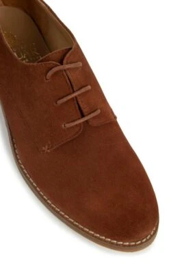 Ladies Lace Up Suede Shoe -Best Fashion Shoes Shop TA21451RICHTAN 1