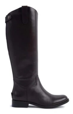 Ladies Classic Leather Tall Boot -Best Fashion Shoes Shop TA21453DKBROWN 1