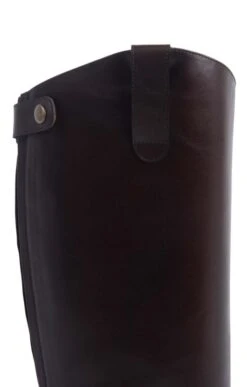 Ladies Classic Leather Tall Boot -Best Fashion Shoes Shop TA21453DKBROWN 3