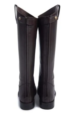 Ladies Classic Leather Tall Boot -Best Fashion Shoes Shop TA21453DKBROWN 5