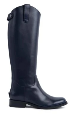 Ladies Classic Leather Tall Boot -Best Fashion Shoes Shop TA21453NAVY 1