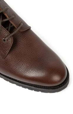 Ladies 3/4 Leather Buckle Boot -Best Fashion Shoes Shop TA21551DKBROWN 2