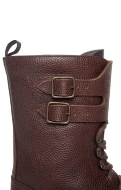 Mens's 3/4 Leather Buckle Boot 11 Mens's 3/4 Leather Buckle Boot -Best Fashion Shoes Shop TA21552DKBROWN 2