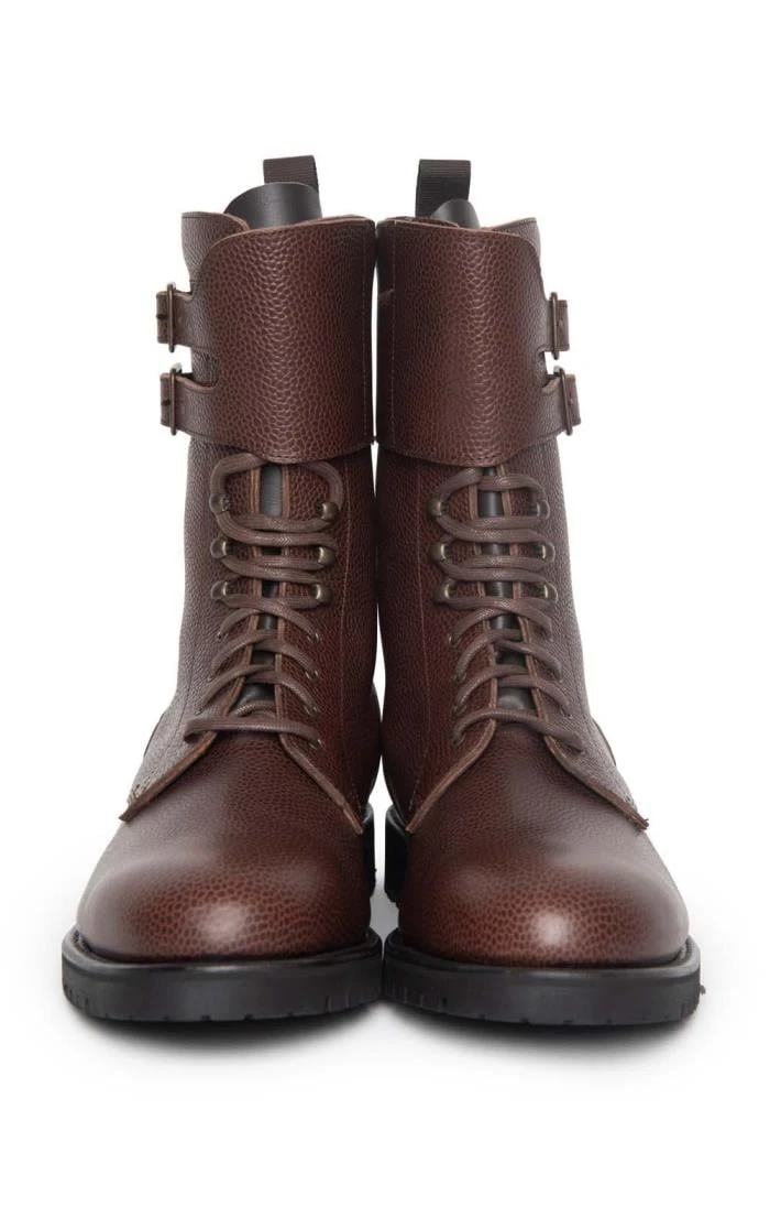 Mens's 3/4 Leather Buckle Boot 8 Mens's 3/4 Leather Buckle Boot - Image 6