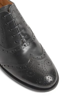 Ladies Country Leather Brogue -Best Fashion Shoes Shop TA22351BLACK 2