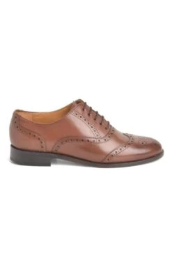 Ladies Country Leather Brogue -Best Fashion Shoes Shop TA22351CNTRYTAN 1