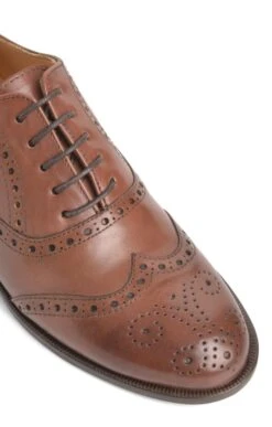 Ladies Country Leather Brogue -Best Fashion Shoes Shop TA22351CNTRYTAN 2