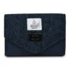 Ladies Small Harris Tweed Purse -Best Fashion Shoes Shop TA22355NAVYHB