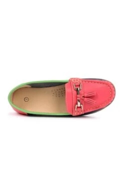 Ladies Multicoloured Moccasin -Best Fashion Shoes Shop TA22400DKBLUEWMALONAPPLE 1