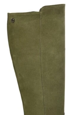 Ladies Chunky Sole Tall Boot -Best Fashion Shoes Shop TA22420DKGREEN 2