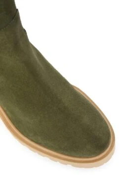 Ladies Chunky Sole Tall Boot -Best Fashion Shoes Shop TA22420DKGREEN 3