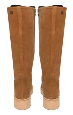 Ladies Chunky Sole Tall Boot -Best Fashion Shoes Shop TA22420TAN 6