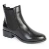 Ladies Leather Chelsea Boot -Best Fashion Shoes Shop TA22422BLACK