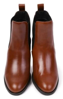 Ladies Leather Chelsea Boot 27 Ladies Leather Chelsea Boot -Best Fashion Shoes Shop TA22422COGNAC 4