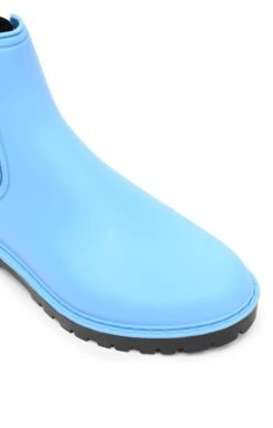 Ladies Short Wellingtons -Best Fashion Shoes Shop TA22450BLUE 3