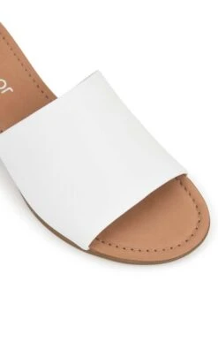 Ladies Gabor Leather Mules -Best Fashion Shoes Shop TA22507WHITE 1