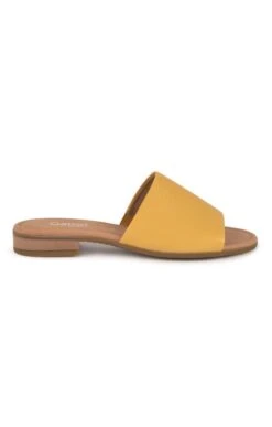 Ladies Gabor Leather Mules -Best Fashion Shoes Shop TA22507YELLOW 1