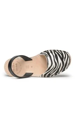 Ladies Animal Sandals -Best Fashion Shoes Shop TA22527ZEBRABLK 1