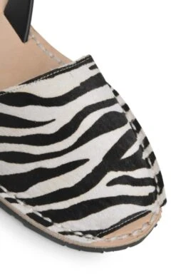Ladies Animal Sandals -Best Fashion Shoes Shop TA22527ZEBRABLK 2