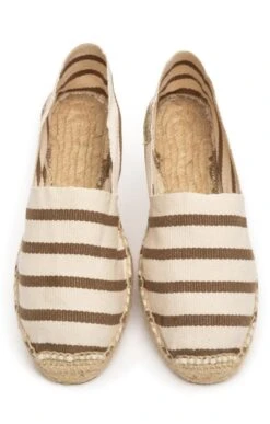 Ladies Toni Pons Stripe Espadrille Shoes -Best Fashion Shoes Shop TA22530ECRUSTONE 4