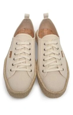 Ladies Toni Pons Canvas Espadrille Sneakers -Best Fashion Shoes Shop TA22531ECRU 4