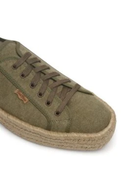 Ladies Toni Pons Canvas Espadrille Sneakers -Best Fashion Shoes Shop TA22531KHAKI 2