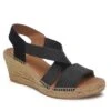 Ladies Toni Pons Espadrille Wedge Sandals -Best Fashion Shoes Shop TA22533BLACK